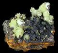 Gemmy, Yellow-Green Adamite Crystals - Tooele County, Utah #52372-1